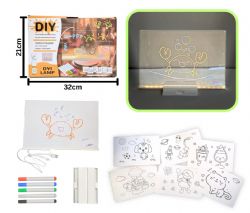 DIY - TABLEAU LUMINEUX À DESSINER